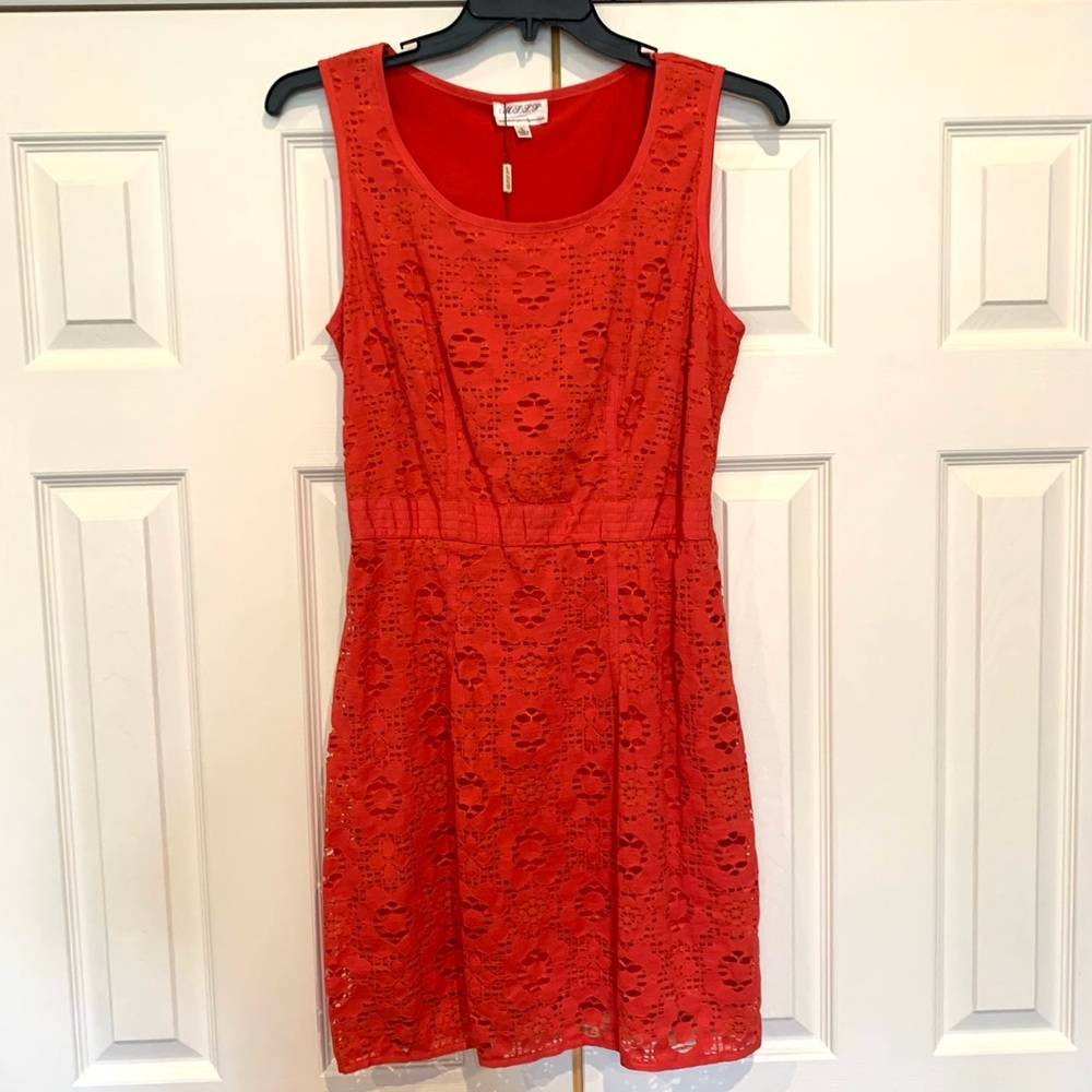 Women’s Red Eyelet Dress! Brand new!